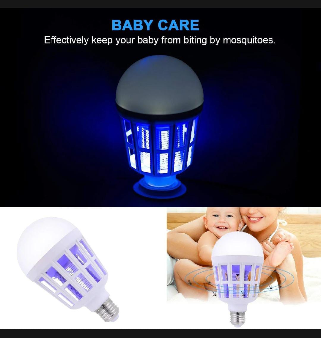 Electronic Light Bulb and Mosquito Zappers Killer